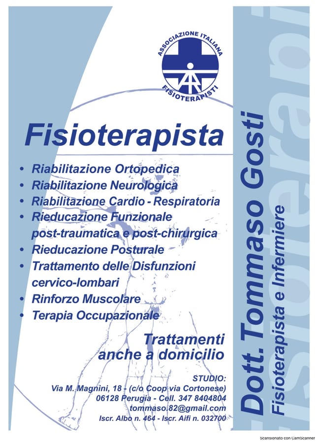 Anteprima della prima pagina — Brochure dei servizi